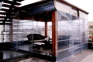 PVC Outdoor Blinds Installation